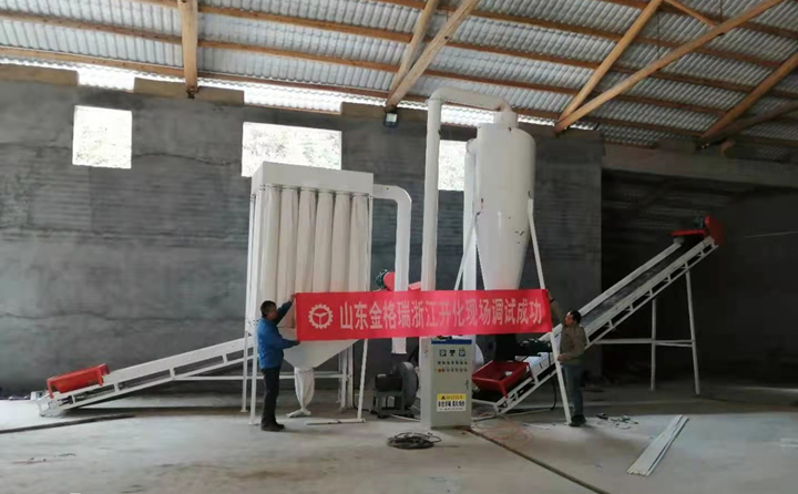 浙江秸稈顆粒機調(diào)試成功