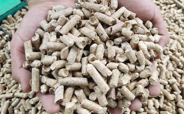 秸稈、鋸末、廢木頭等加工成顆粒狀的生物質(zhì)燃料