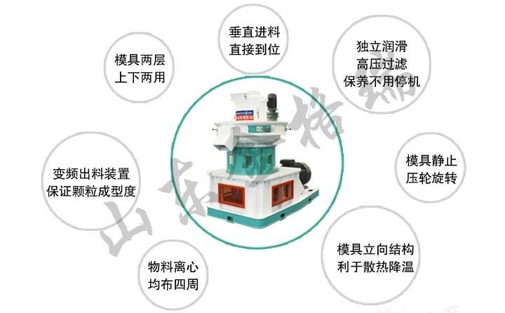 大蒜秸稈顆粒機(jī)和蒜皮顆粒機(jī)優(yōu)勢特點
